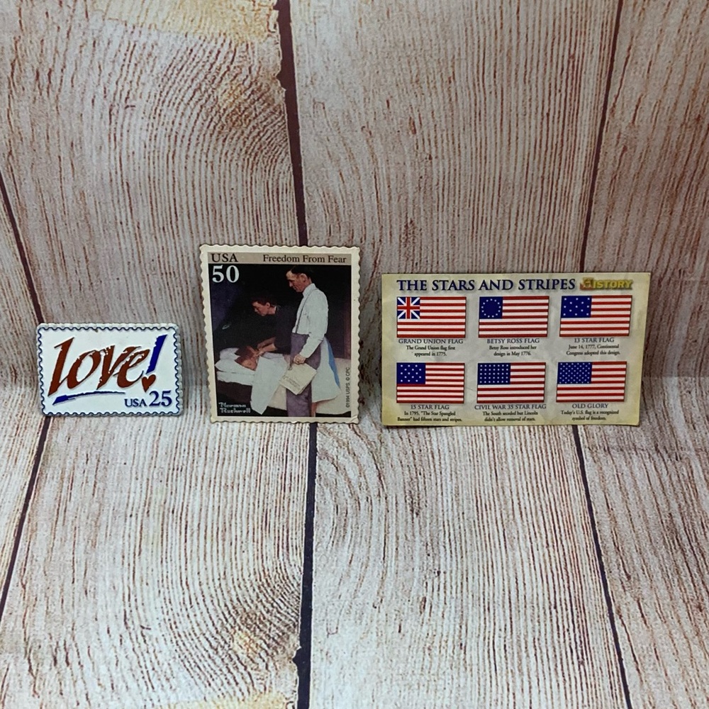 Vintage USPS Refrigerator Magnets